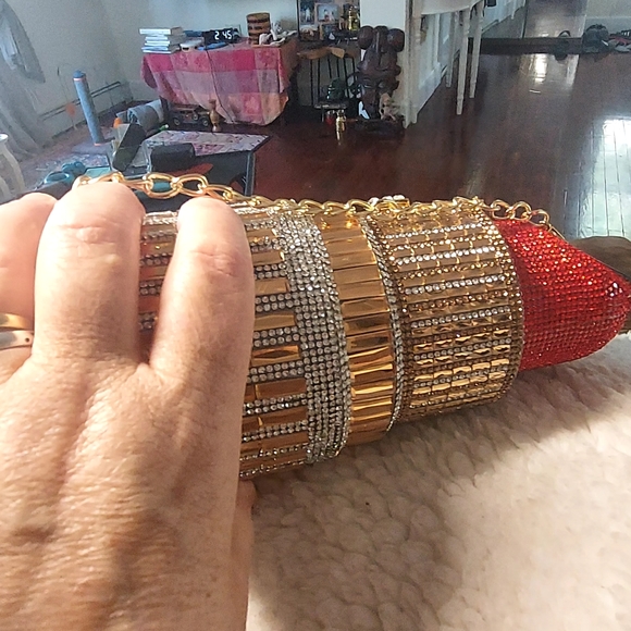 💄💄💄  NWT Crystals  Smart Phone  Shoulder Bag. - Picture 6 of 17